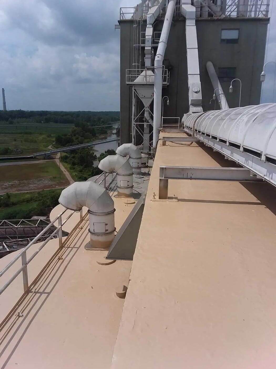 Seamless polyurea coating on a grain silo rehabilitation project — project 11